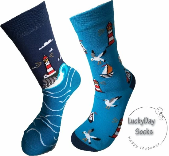 Merkloos Verjaardag Cadeau - Camping Sokken - Vuurtoren Zeemeeuw Sokken - Mismatch Sokken - Leuke Sokken - Vrolijke Sokken - Luckyday Socks - Sokken Met Tekst - Aparte Sokken - Socks Waar Je Happy Van Wordt - Maat 41-47 3 Merkloos Verjaardag Cadeau - Camping Sokken - Vuurtoren Zeemeeuw Sokken - Mismatch Sokken - Leuke Sokken - Vrolijke Sokken - Luckyday Socks - Sokken Met Tekst - Aparte Sokken - Socks Waar Je Happy Van Wordt - Maat 41-47