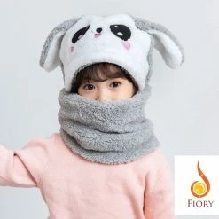 Fiory Wintermuts En Sjaal Kinderen| 2 In 1| Wintermuts Konijn Kids| Muts| Fleece Wintermuts| Roze | 1.5 -5 Jaar -JACK & JONES JUNIOR winkel 550x508 1