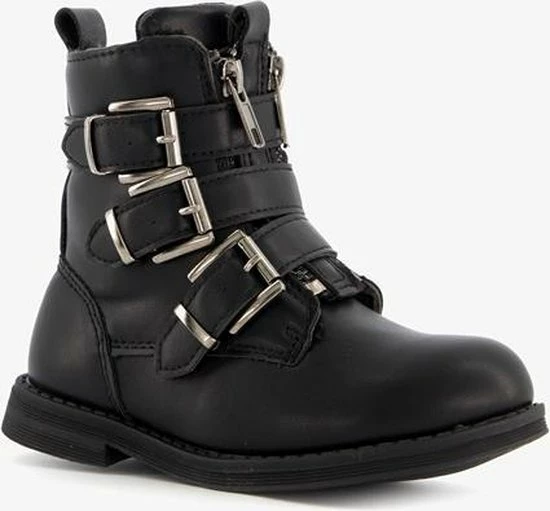 Blue Box Meisjes Biker Boots - Zwart - Maat 24 3 Blue Box Meisjes Biker Boots - Zwart - Maat 24