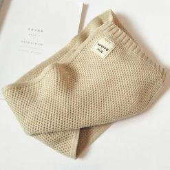 TS Store New Season Gebreide Katoenen Kinderen/ Baby / Jongens / Meisjes Sjaal Van 100% Katoen Winter/herfst Kleur: Beige