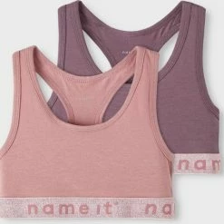 NAME IT NKFSHORT TOP 2P NOOS Meisjes Ondergoed - Maat 134/140