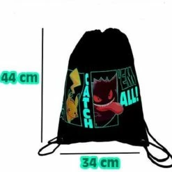 Pokémon Pokemon Pikachu - Gymtas / Zwemtas 44 Cm - Incl. Vak Met Rits - Top Kwaliteit! 7 Pokémon Pokemon Pikachu - Gymtas / Zwemtas 44 Cm - Incl. Vak Met Rits - Top Kwaliteit! -JACK & JONES JUNIOR winkel 550x530