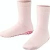 FALKE Catspads Slofsokken Voor Meisjes En Jongens Comforabel Dik Mid-rise Zonder Motief Met Noppen Winter Ondoorzichtig Warm Thermisch Katoen Merino Wol Roze Kinderen Sokken - Maat 27-30