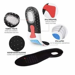 Merkloos Inlegzolen Tegen Hielspoor En Onderdrukking Van Pijn- Gelzolen / Inlegzooltjes - Maat /34/35/36/37/38/39/ Gel Zooltjes Zolen - Sport Schoenen Zooltjes - Zwart -JACK & JONES JUNIOR winkel 550x531 2