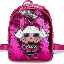 GoPa L.O.L Surprise Glitter Rugzak Rood Peuter & Kleuter Rugtas