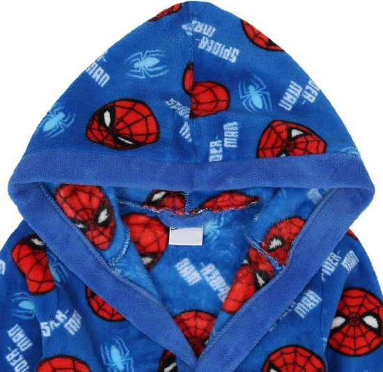 Marvel Comics Spider-man Marvel - Marineblauwe Badjas Voor Jongens, Fleece, OEKO-TEX / 116-128 4 Marvel Comics Spider-man Marvel - Marineblauwe Badjas Voor Jongens, Fleece, OEKO-TEX / 116-128 - Afbeelding 2