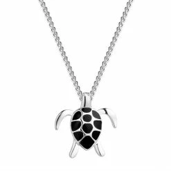 Little Rabbit Ketting Meisje - Schildpad - Zilver
