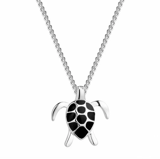 Little Rabbit Ketting Meisje - Schildpad - Zilver 3 Little Rabbit Ketting Meisje - Schildpad - Zilver