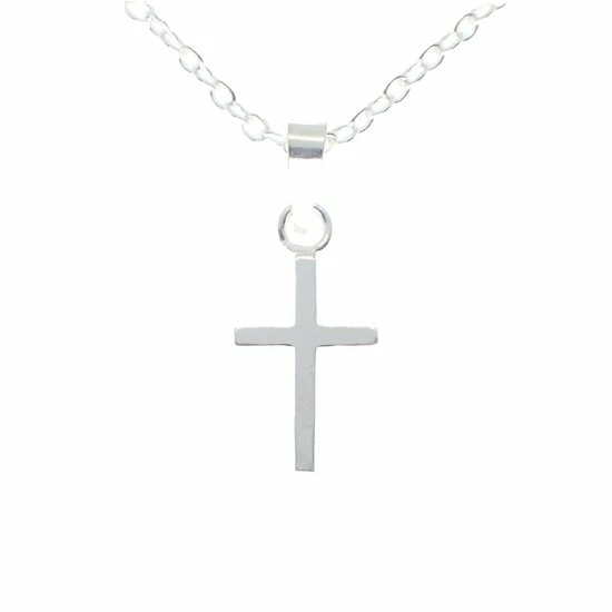 Vriendschapshartje Zilveren Kruisje Aan Zilveren Ketting - 925 Zilver Kruis - Ketting 45 Cm 1 Mm 3 Vriendschapshartje Zilveren Kruisje Aan Zilveren Ketting - 925 Zilver Kruis - Ketting 45 Cm 1 Mm