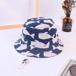 Merkloos Zonnehoedje Vissershoedje - Regenhoedje Walvis Baby 6 Tot 24 Mnd 46 Tot 50 Cm Hoedje -JACK & JONES JUNIOR winkel 550x550 147