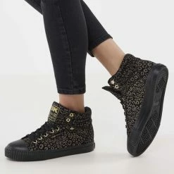 British Knights British Knights Sneakers Zwart Textiel 48806 - Maat 38 -JACK & JONES JUNIOR winkel 550x550 173