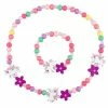 Fako Bijoux® - Kinderketting En Armband - Hout - Eenhoorn & Bloemetjes Fuchsia - Sinterklaas & Kerst -JACK & JONES JUNIOR winkel 550x550 28