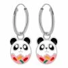 WeLoveSilver Oorbellen Meisje | Zilveren Kinderoorbellen | Zilveren Oorringen Met Hanger, Pandadonut -JACK & JONES JUNIOR winkel 550x550 30