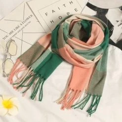 Fashion Favorite Ruit Sjaal - Groen/Oudroze/Beige | Kinderen/Volwassenen | Polyester | 170 X 32 Cm 8 Fashion Favorite Ruit Sjaal - Groen/Oudroze/Beige | Kinderen/Volwassenen | Polyester | 170 X 32 Cm -JACK & JONES JUNIOR winkel 550x550 326