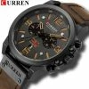 Horloges Voor Mannen Heren Horloge Curren Herenhorloge Watch - Jongens Horloges Bruin Zwart -JACK & JONES JUNIOR winkel 550x550 343