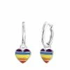 Zilveren Oorringen Met Hanger Hart Regenboog K3 -JACK & JONES JUNIOR winkel 550x550 79