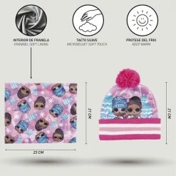 L.o.l. Surprise! Winterset Meisjes Acryl Roze 3-delig One-size -JACK & JONES JUNIOR winkel 550x557 2