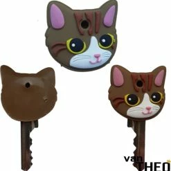 Van Theo Kat - Sleutelhoesje - Sleutelhanger - Sleutelkapje - Sleutelbeschermer