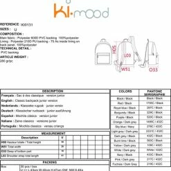 Ki-Mood Schooltas Met Naam Royal Blue| Geborduurd | 16 Verschillende Kleuren | Gepersonaliseerd -JACK & JONES JUNIOR winkel 550x558