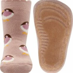 Antislipsok Ewers Oudroze Met Vogeltjes-21/22