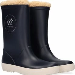 Igor - Regenlaarzen Voor Kinderen - Splash Nautico Borreguito - Marineblauw - Maat 29EU -JACK & JONES JUNIOR winkel 550x572 2