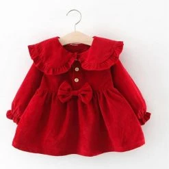 Baby Garden Baby Jurk Rood Baby Jurk 86