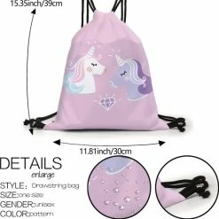 Isa's Friends Zwemtas - Gymtas "Friends" - Luxe Rugtas Met Trekkoorden - School Tas - Rugzak -JACK & JONES JUNIOR winkel 550x587