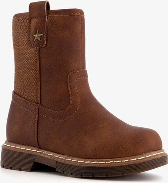 Blue Box Meisjes Enkellaarsjes - Cognac - Maat 26 3 Blue Box Meisjes Enkellaarsjes - Cognac - Maat 26