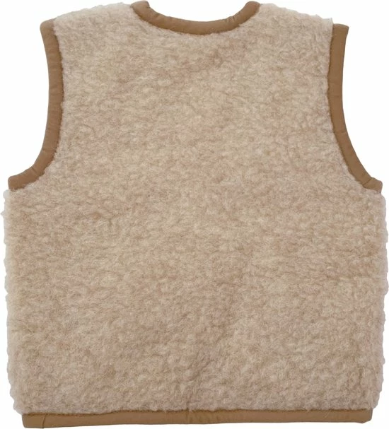 Alwero Unisex Gilet "Alpen Junior 100% Wol" Beige - Maat 116/122 7 Alwero Unisex Gilet "Alpen Junior 100% Wol" Beige - Maat 116/122 - Afbeelding 5