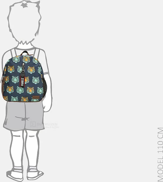 Zebra Trends Rugzak Boys - Tiger II 15 Zebra Trends Rugzak Boys - Tiger II - Afbeelding 13