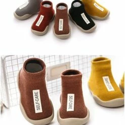 Selfcare Baby Eerste Schoen | Anti Slip Babyschoen | Zachte Rubber Zool | 14.5 Cm - Zwart -JACK & JONES JUNIOR winkel 550x632