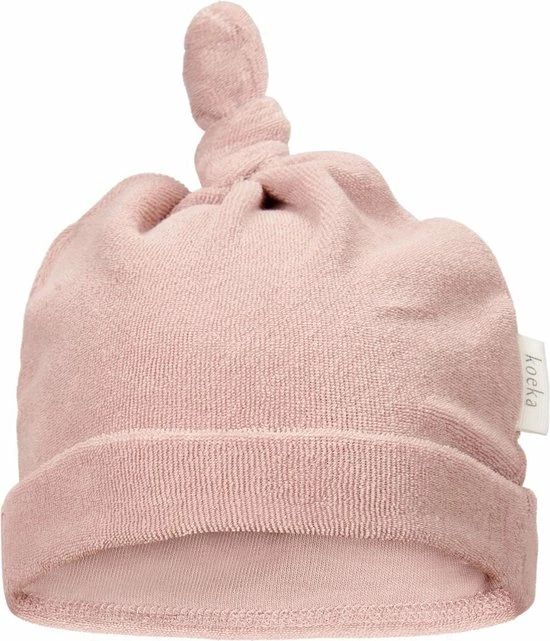 Koeka Baby Mutsje Royan - Oud Roze S 3 Koeka Baby Mutsje Royan - Oud Roze S