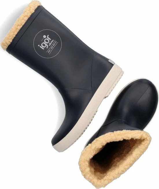 Igor - Regenlaarzen Voor Kinderen - Splash Nautico Borreguito - Marineblauw - Maat 26EU 9 Igor - Regenlaarzen Voor Kinderen - Splash Nautico Borreguito - Marineblauw - Maat 26EU - Afbeelding 7
