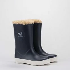 Igor - Regenlaarzen Voor Kinderen - Splash Nautico Borreguito - Marineblauw - Maat 29EU -JACK & JONES JUNIOR winkel 550x654 5