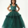 Meetje-Pettiskirts Prinsessenjurk Luxe - Groen - Kerstjurk - Baljurk - Kindergalajurk Wijdt En Lang 104-110 -JACK & JONES JUNIOR winkel 550x660