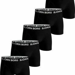 Björn Borg Boxershort Core - Onderbroeken - 5 Stuks - Jongens - Maat 146-152 - Zwart