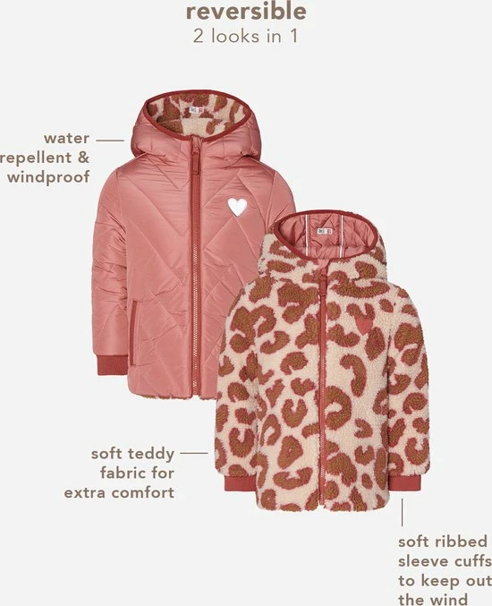 Noppies Jas Nieuwaal - Reversible - Cedar Wood - Maat 116 8 Noppies Jas Nieuwaal - Reversible - Cedar Wood - Maat 116 - Afbeelding 6