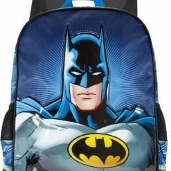Kids Licensing Schoolrugzak - Batman - Kinderen Rugzak - Maat: 31x26x11cm - Blauw Met Zwart