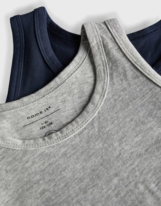 NAME IT NKMTANK TOP 2P NOOS Jongens Onderhemd - Maat 134/140 5 NAME IT NKMTANK TOP 2P NOOS Jongens Onderhemd - Maat 134/140 - Afbeelding 3
