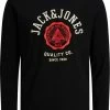 JACK & JONES JUNIOR JACK&JONES JUNIOR JJELOGO TEE LS O-NECK 2COL AW22 NOOS JNR Jongens T-shirt - Maat 140
