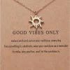 Kasey Good Vibes Only Ketting - Zon Hanger Aan Ketting -JACK & JONES JUNIOR winkel 550x713 1