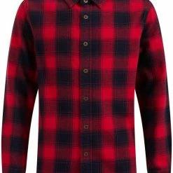 WE Fashion Jongens Geruit Overhemd - Rood - Maat 158/164