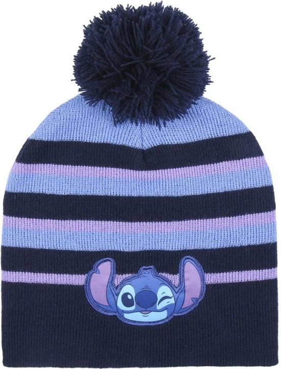 Cerda LILO & STITCH - Jacquard Pompon Beanie - Kids 3 Cerda LILO & STITCH - Jacquard Pompon Beanie - Kids
