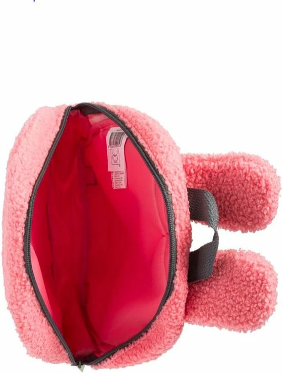 Nijntje/Miffy Nijntje Schooltas Teddy - Peuter Rugzak / Rugtas - Roze 5 Nijntje/Miffy Nijntje Schooltas Teddy - Peuter Rugzak / Rugtas - Roze - Afbeelding 3
