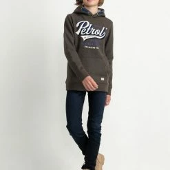 Petrol Industries - Jongens Retro Logo Hoodie - - Maat 152 -JACK & JONES JUNIOR winkel 550x733 23