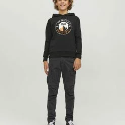 JACK & JONES JUNIOR JACK&JONES JUNIOR JCOISIAH SWEAT HOOD FST JNR Jongens Trui - Maat 164 -JACK & JONES JUNIOR winkel 550x733 74