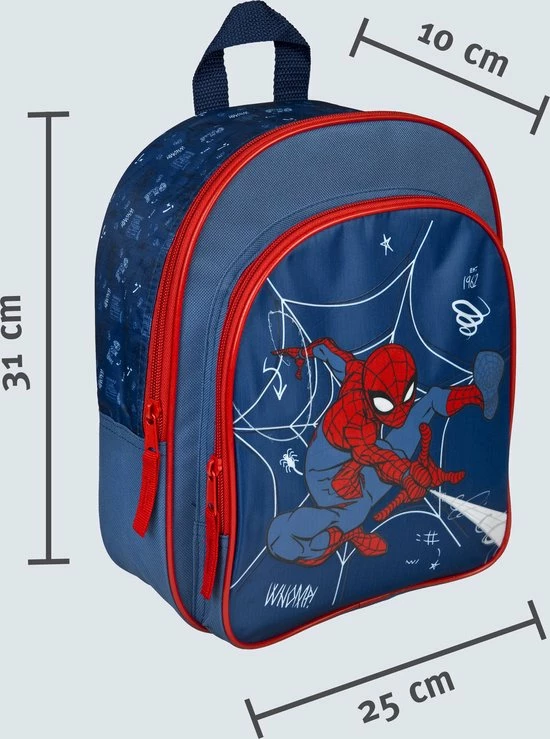UC Spiderman Rugtas - Schooltas - 31cm - 4-6 Jaar 4 UC Spiderman Rugtas - Schooltas - 31cm - 4-6 Jaar - Afbeelding 2