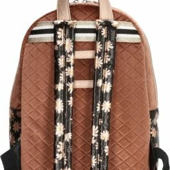 Zebra Trends Zebra Rugzak Flowers Brown Gold Rugtas + Armbandje -JACK & JONES JUNIOR winkel 550x756 1