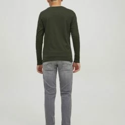 JACK & JONES JUNIOR JACK&JONES JUNIOR JJSTAMP TEE LS CREW NECK 2PK MP JNR Jongens T-shirt - Maat 152 -JACK & JONES JUNIOR winkel 550x765 3