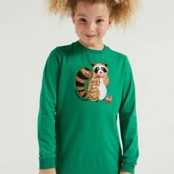 WE Fashion Meisjes Jurk Met Pailletten Applicatie En Embroidery - Maat 122/128 -JACK & JONES JUNIOR winkel 550x804 1